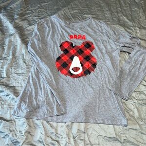 Wondershop Men’s Papa Bear Long Sleeved Tee Size XL